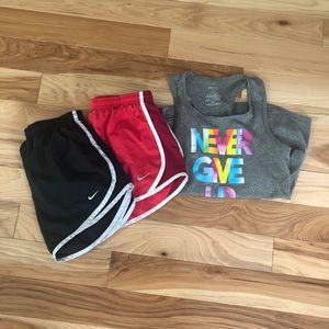 Nike shorts and tank